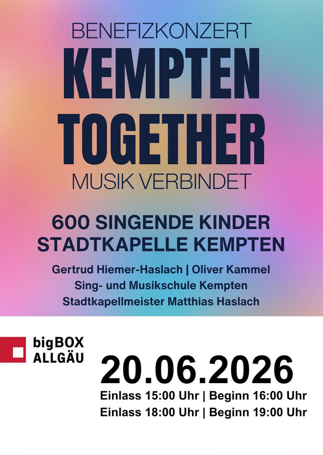 Plakat Kempten together