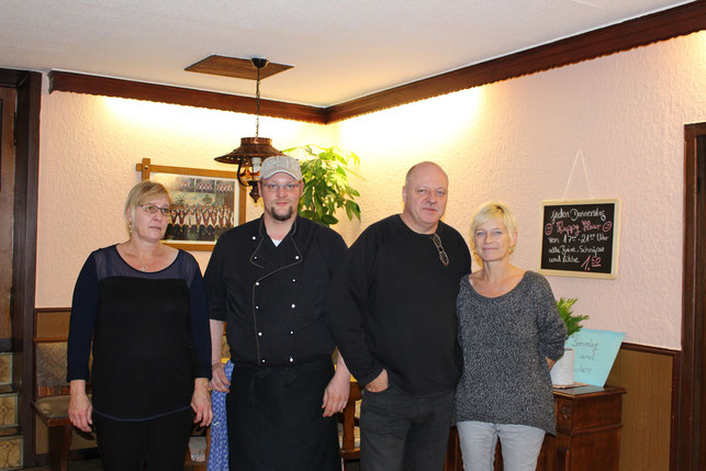 von links: Birgit, Christian, Dietmar und Monika