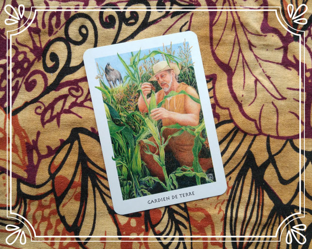 Guardian of Earth (Queen of Pentacles) - Gaian Tarot by Joanna Powell Colbert