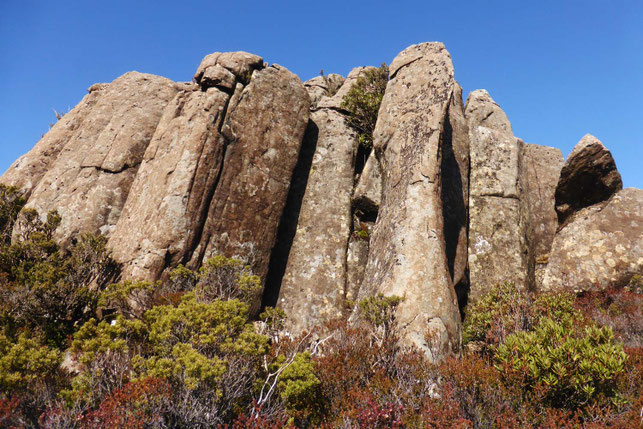 A rock formation on the plateau 