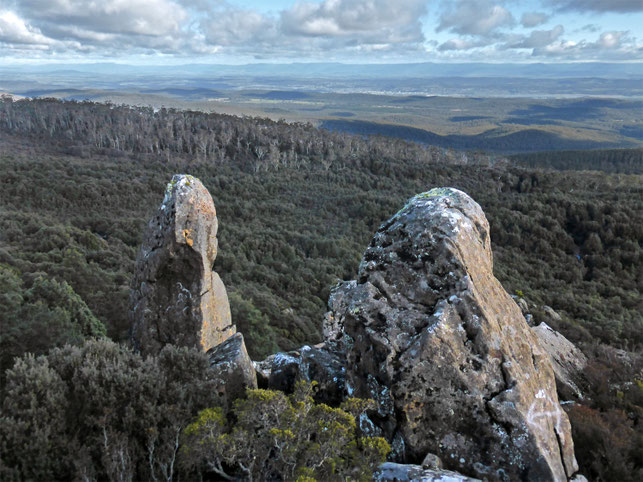 The view toward Launceston