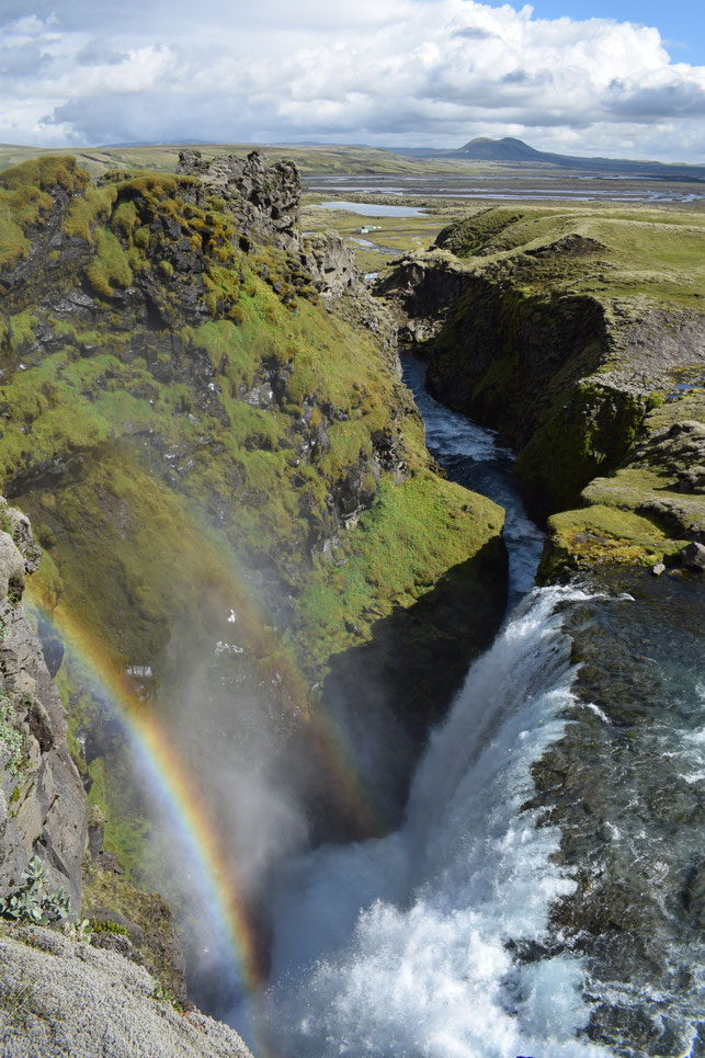 Hólaskjól waterfall