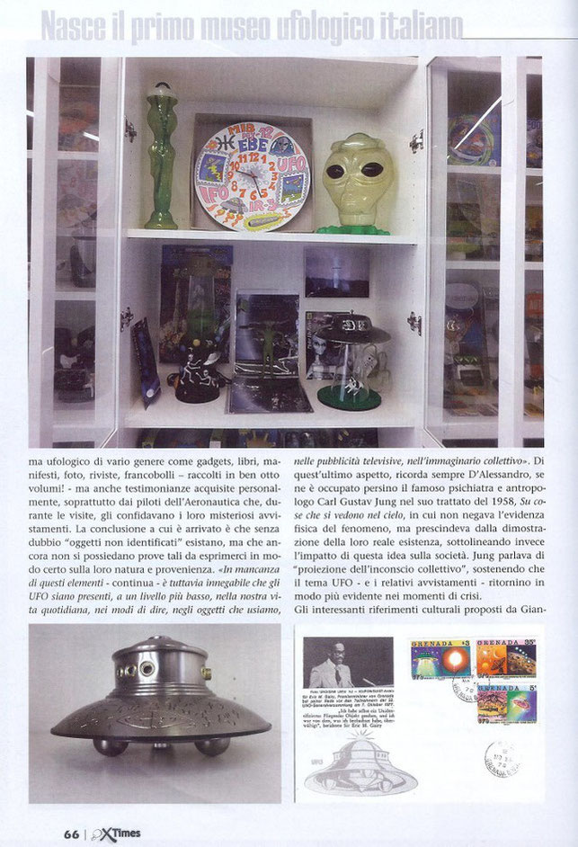 Ufo museum di Bagnoregio VT  - XTimes