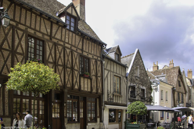 Bild: Fachwerkhäuser in Amboise 