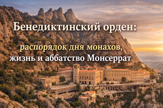 Бенедиктинцы и монастырь Монсеррат: жизнь монахов и тайны ордена