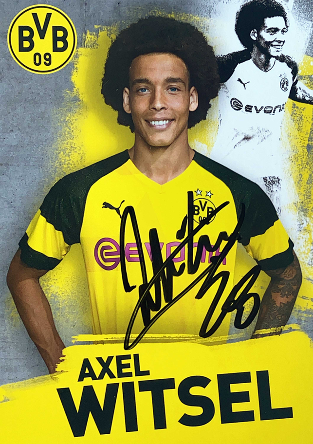 Autograph Axel Witsel Autogramm