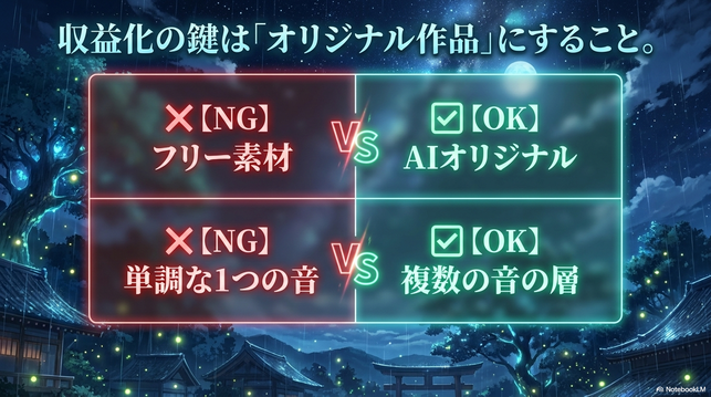 AI ASMR動画は収益化できる？