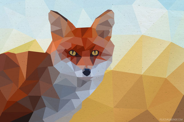 Illustration Hamburg: Der Rotfuchs