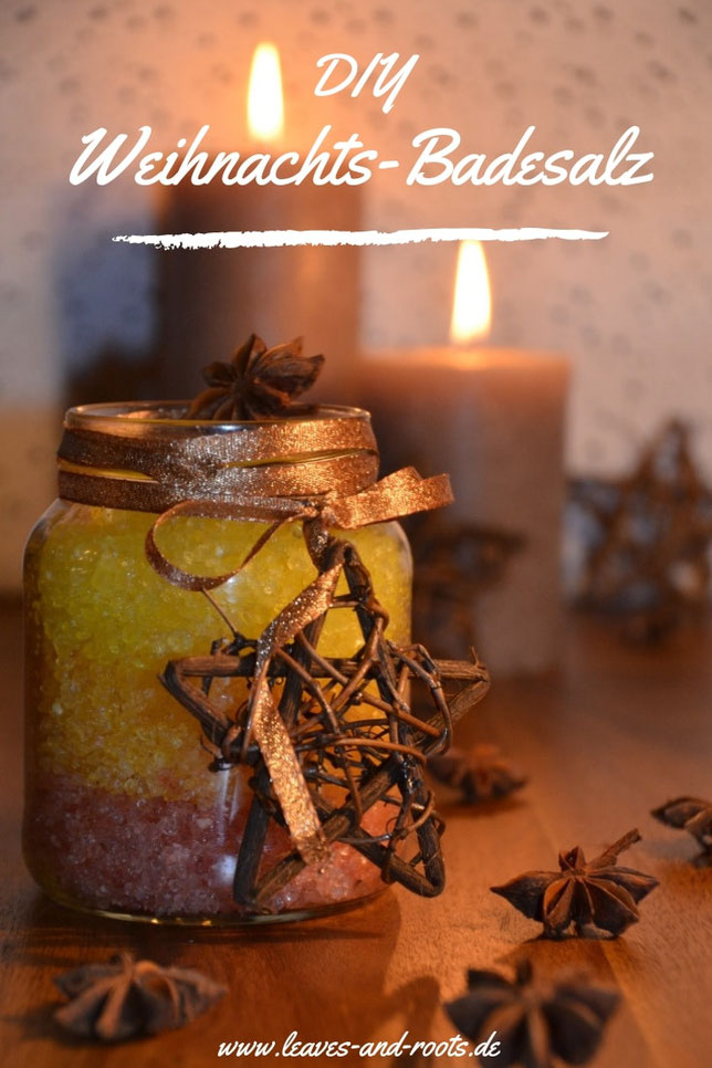 DIY Weihnachts Badesalz