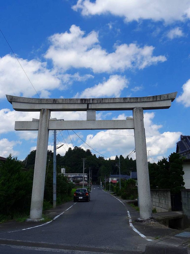 陸奥一之宮 馬場都々古別神社(ばばつつこわけじんじゃ) 一の鳥居