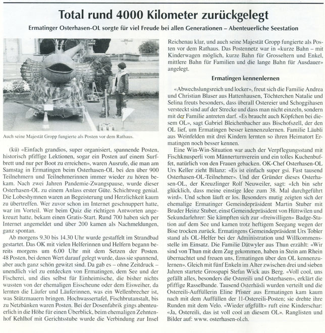 Bote vom Untersee, 20. April 2022