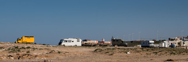 Moulay Bouzerktoun - Wohnmobil-Stellplatz am Strand