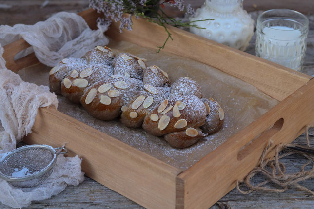 Milchbrot mit Trinkmoor