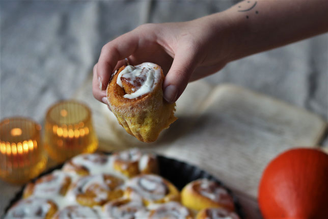 süße Kürbisschnecke