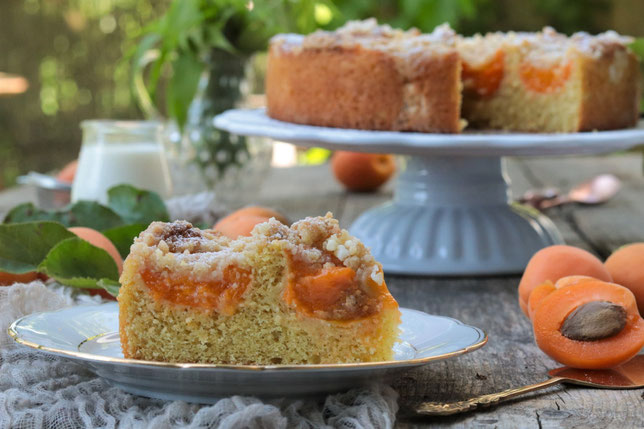 Marillen-Streuselkuchen