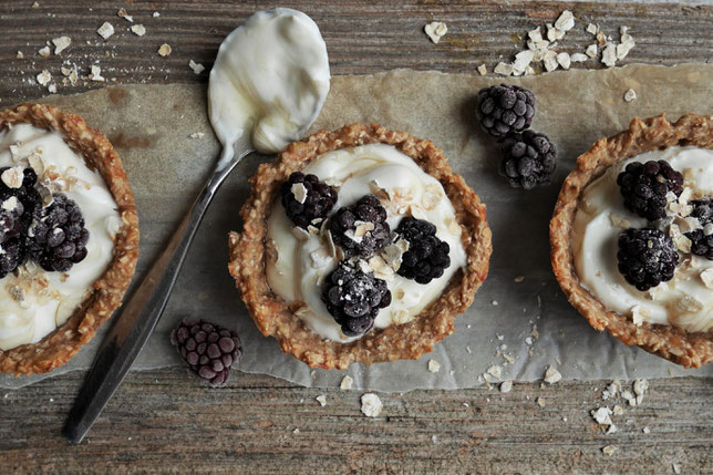 Haferflockencups mit Joghurt