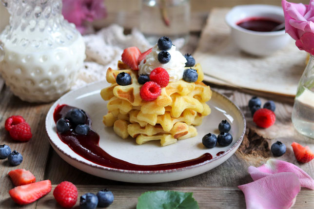 Topfenwaffeln