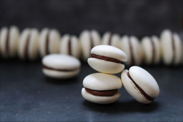 falsche Macarons aus Windgebäck