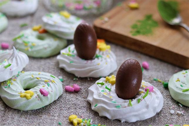 Osternest aus Baiser