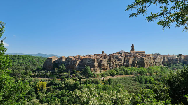 Stadtansicht von Pitigliano