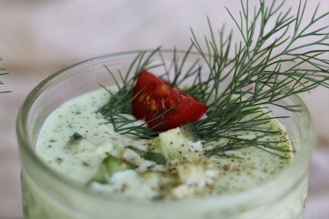 kalte Gurkensuppe