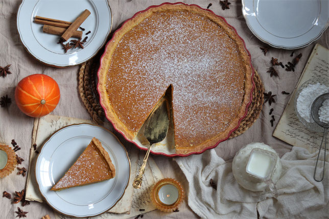 süße Kürbispie