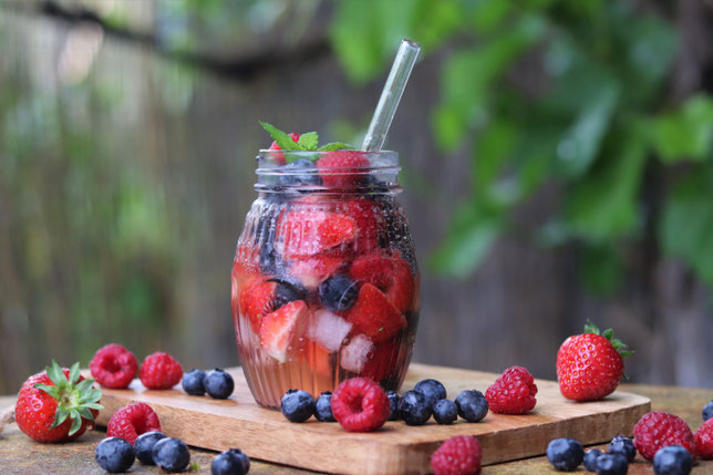 Beerenbowle mit Alkohol
