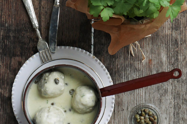 vegetarische Königsberger Klopse