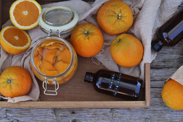 Ansatz für Orangen-Essigreiniger