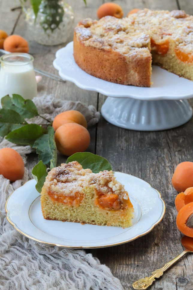 Marillenkuchen mit Streusel