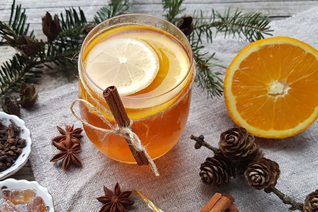 alkoholfreier Orangenpunsch