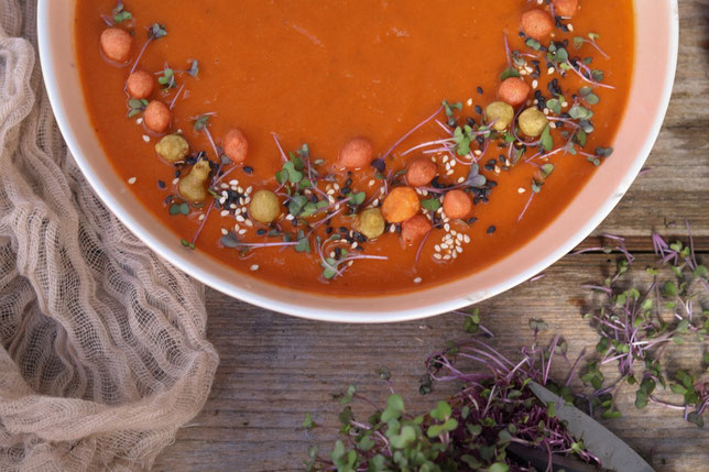 Tomaten Linsen Suppe
