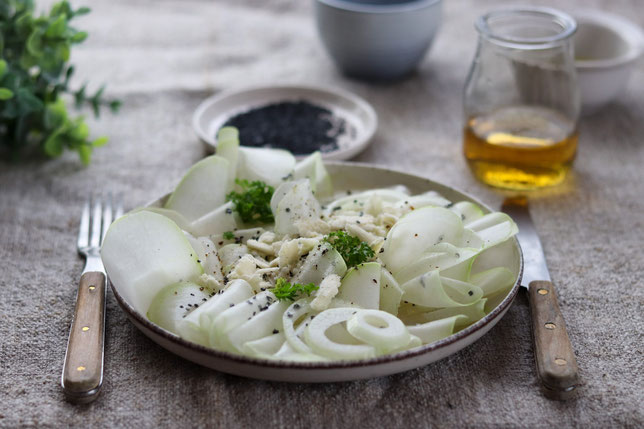 Kohlrabi Carpaccio