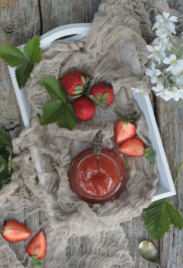 Erdbeer-Rhabarber-Marmelade