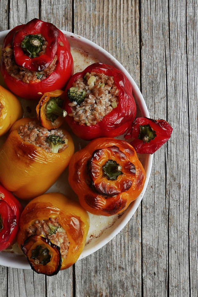 gefüllte Paprika mit Reis
