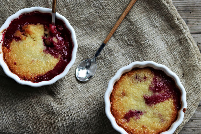 Grießauflauf mit Beeren
