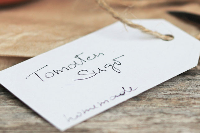Schriftzug Tomatensugo