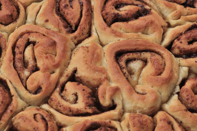 Zimtschnecken aus Hefeteig