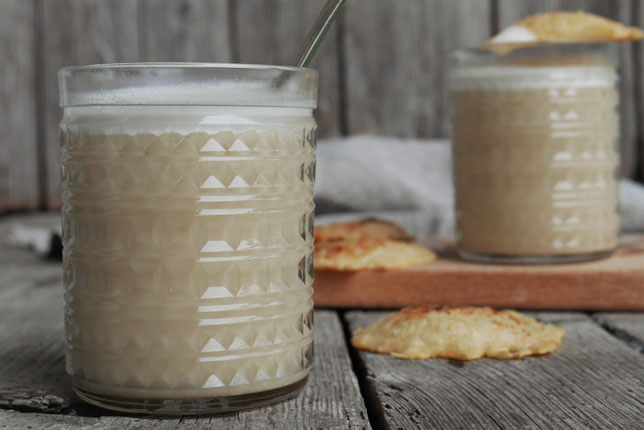 Biersuppe mit Käsecracker