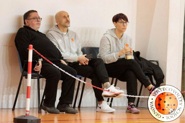 Il dott. Gianfranco Molisani assieme a coach Domenici e alla Team Manager Elena Rossi