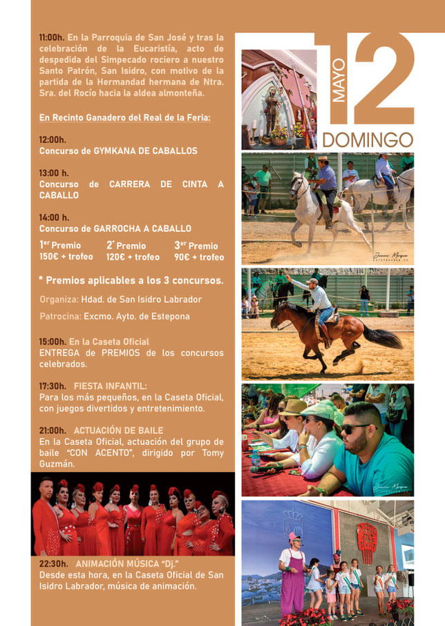Programa de las Fiestas de Estepona