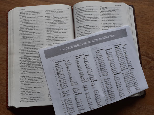 free Bible reading plan on navpress.com