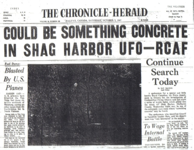 The Chronicle-Herald UFO shag harbour 1967