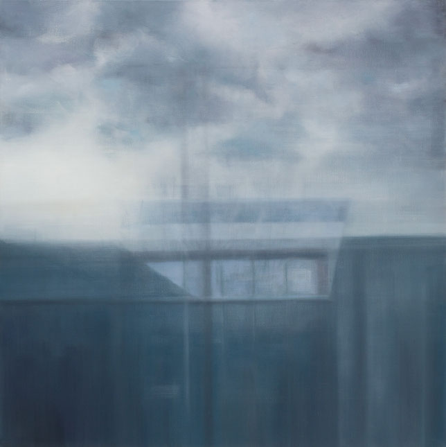 Ungewiss-100x100cm-2021 oil on canvas