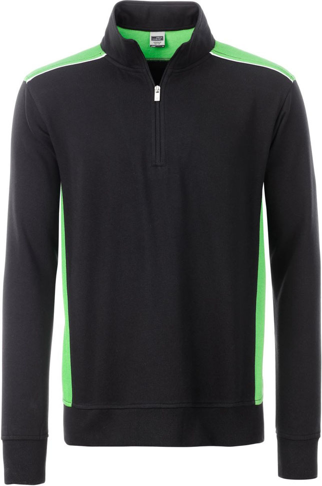 Sweater 1/2 Zip, bestickt, bedruckt, lassen in der Steiermark, 60° waschbar, trocknergeeignet, Hauseigene Stickerei, Hauseigene Näherei, Persönliche Beratung, Wir besticken fast alles, Logo Einstickung