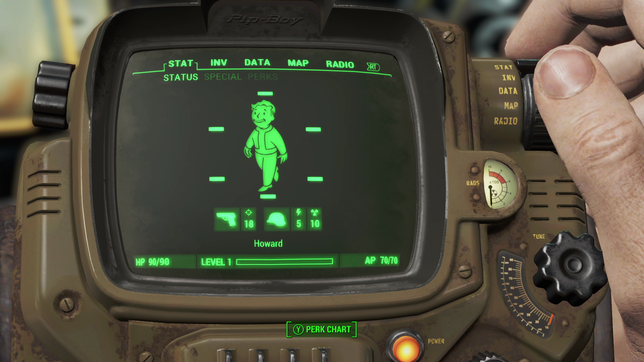 Der Pip-Boy aus Fallout 4 von Bethesda Game Studios