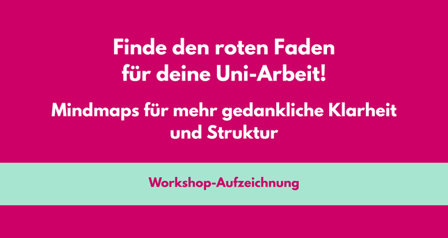 Bezeichnet: Finde den roten Faden für deine Uni-Arbeit