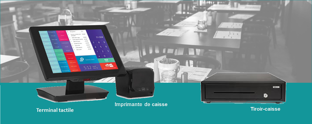 Caisse enregistreuse tactile pour restaurant