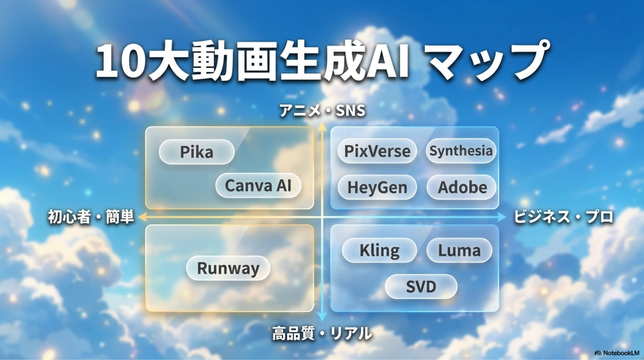 おすすめ動画生成AI10選【比較あり】