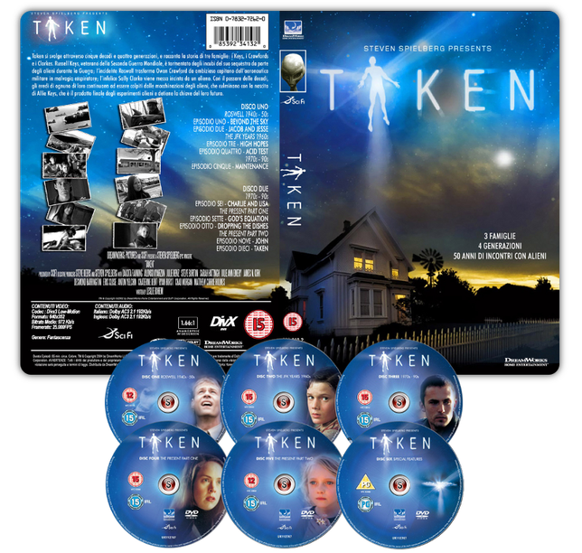 Taken Copertina DVD + CD